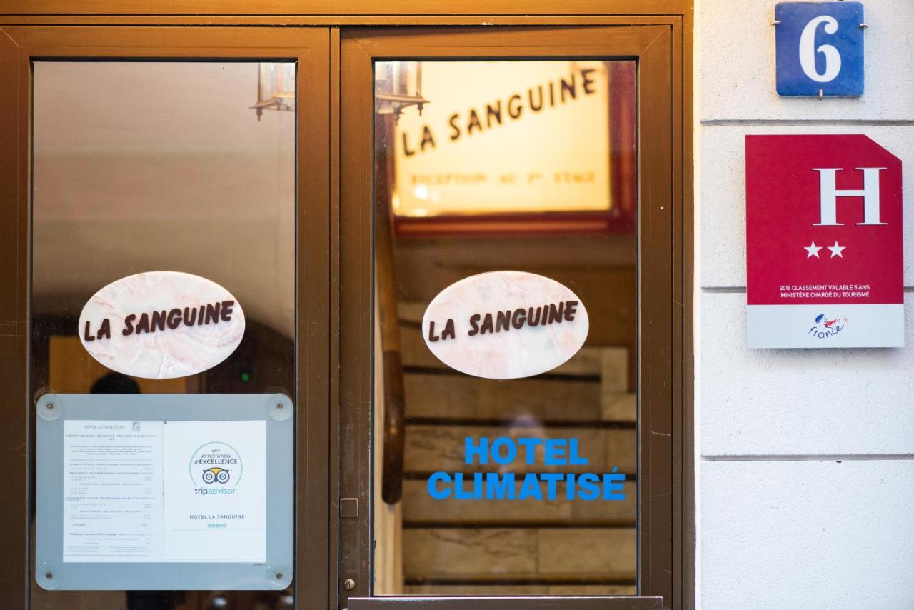 Hotel La Sanguine Paris Exterior foto